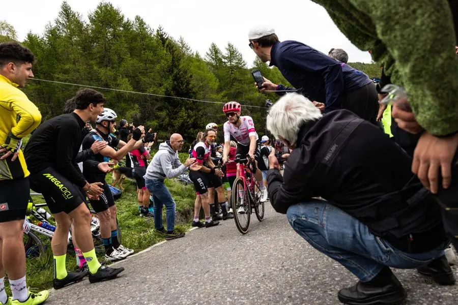 Il Giro d'Italia sul Mortirolo