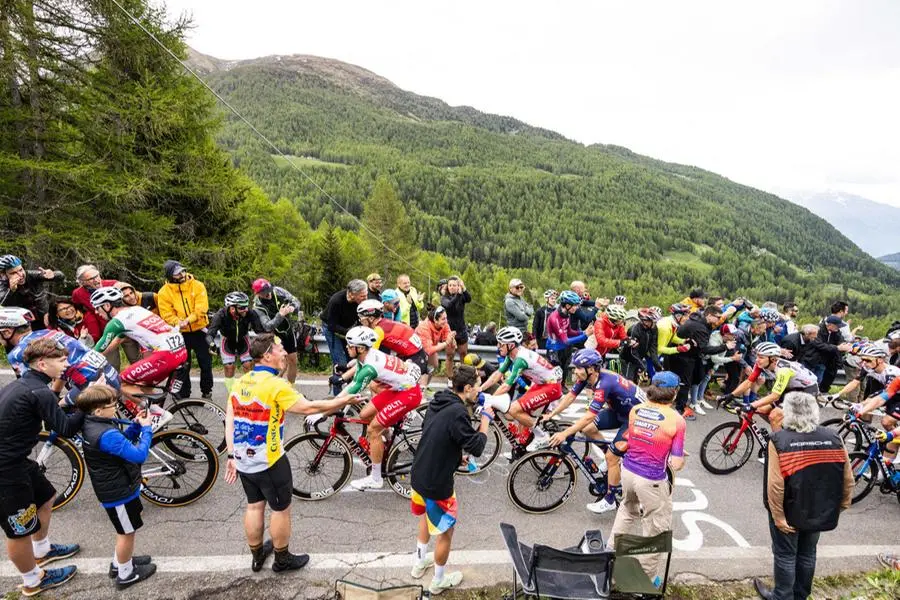 Il Giro d'Italia sul Mortirolo