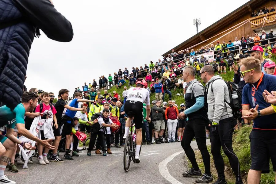 Il Giro d'Italia sul Mortirolo