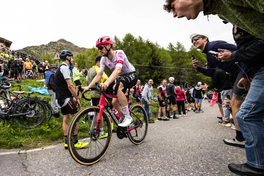 Il Giro d'Italia sul Mortirolo