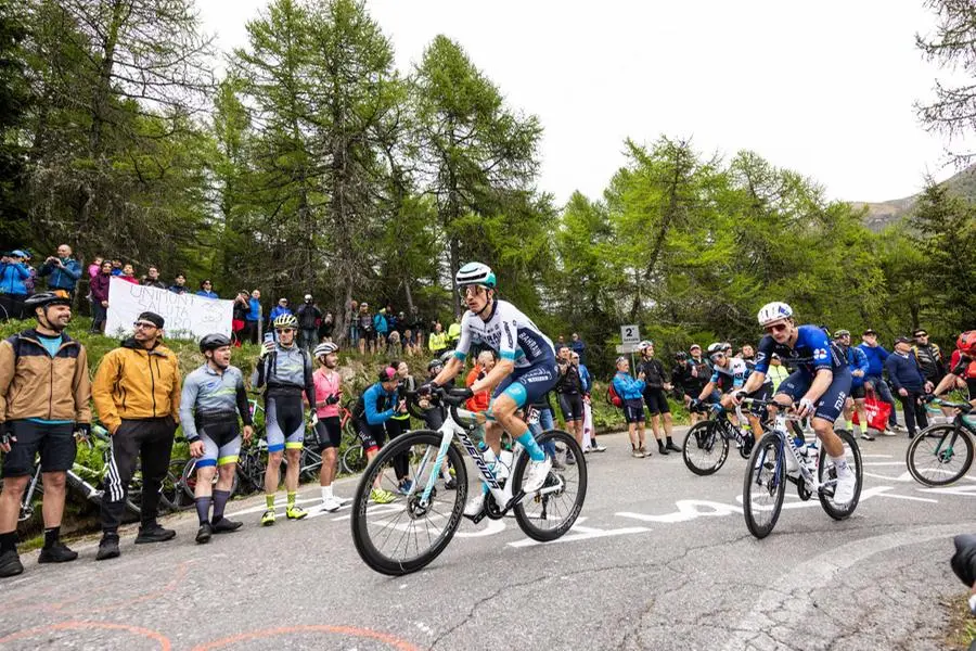 Il Giro d'Italia sul Mortirolo