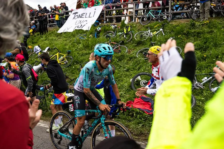 Il Giro d'Italia sul Mortirolo