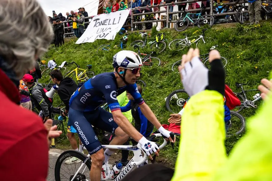 Il Giro d'Italia sul Mortirolo