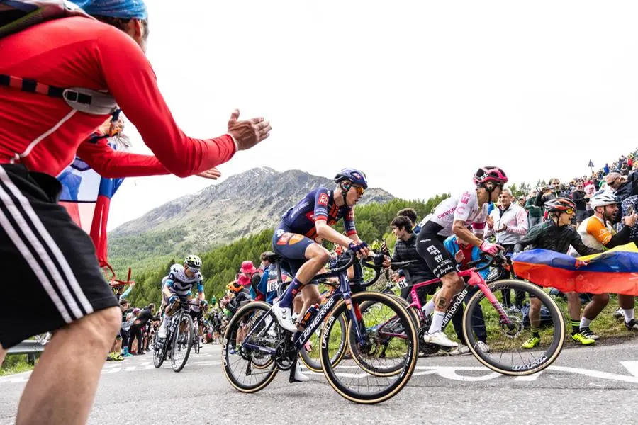 Il Giro d'Italia sul Mortirolo