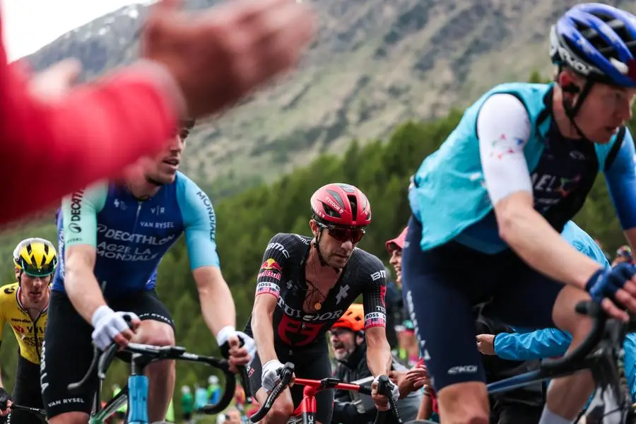 Il Giro d'Italia sul Mortirolo