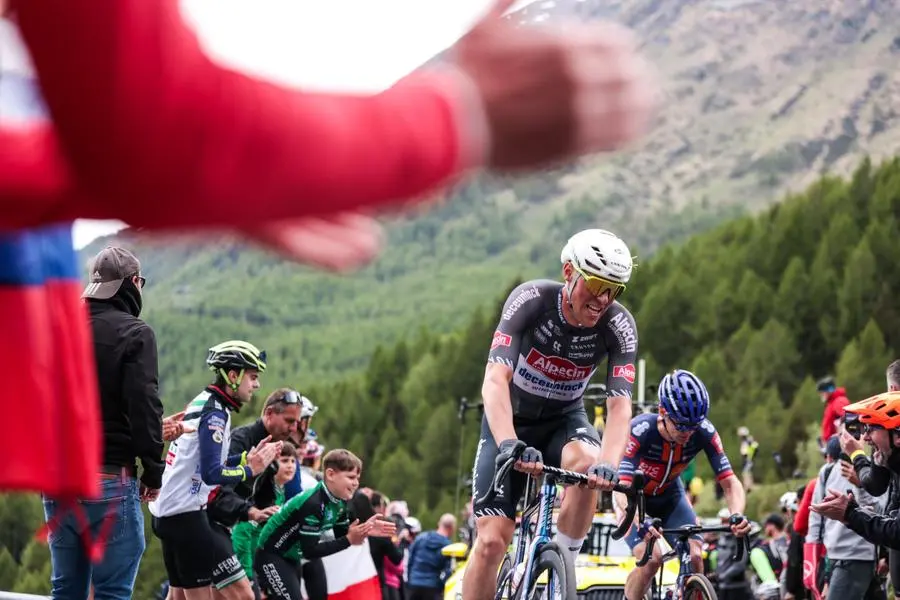 Il Giro d'Italia sul Mortirolo