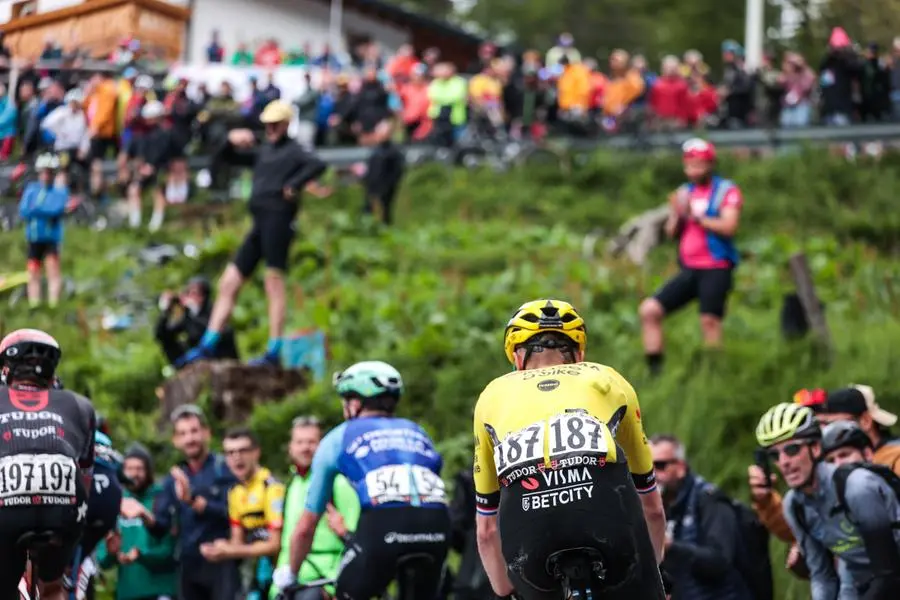 Il Giro d'Italia sul Mortirolo