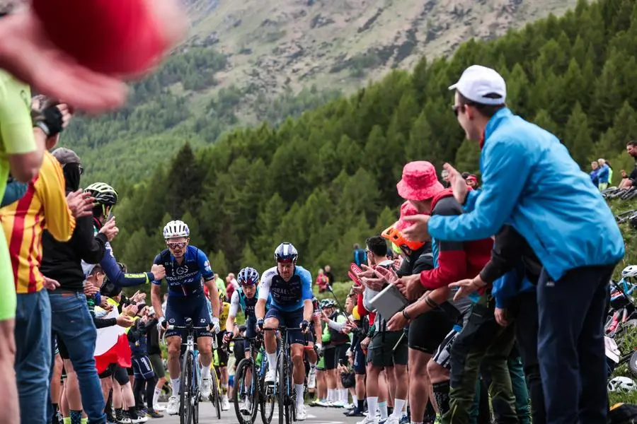 Il Giro d'Italia sul Mortirolo