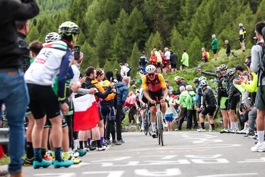 Il Giro d'Italia sul Mortirolo
