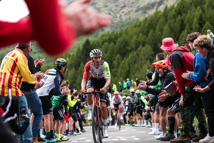 Il Giro d'Italia sul Mortirolo