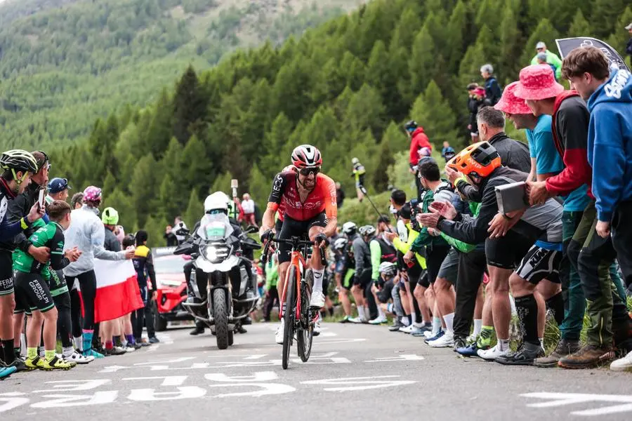 Il Giro d'Italia sul Mortirolo