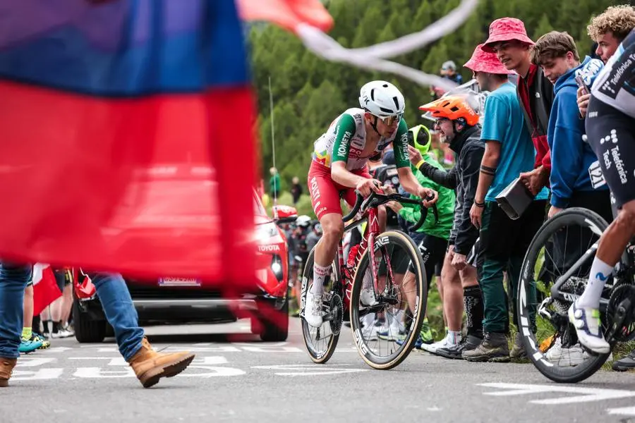 Il Giro d'Italia sul Mortirolo