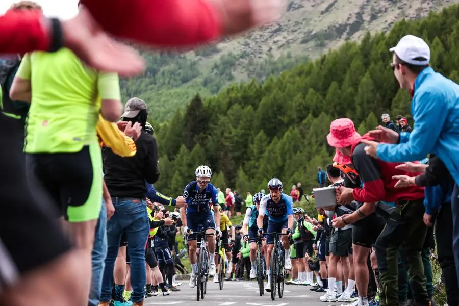 Il Giro d'Italia sul Mortirolo