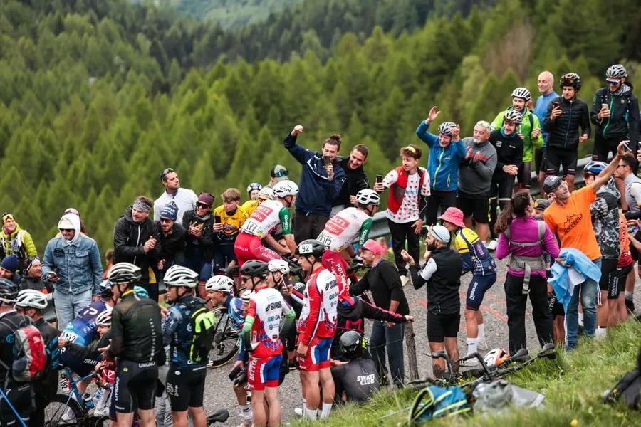 Il Giro d'Italia sul Mortirolo