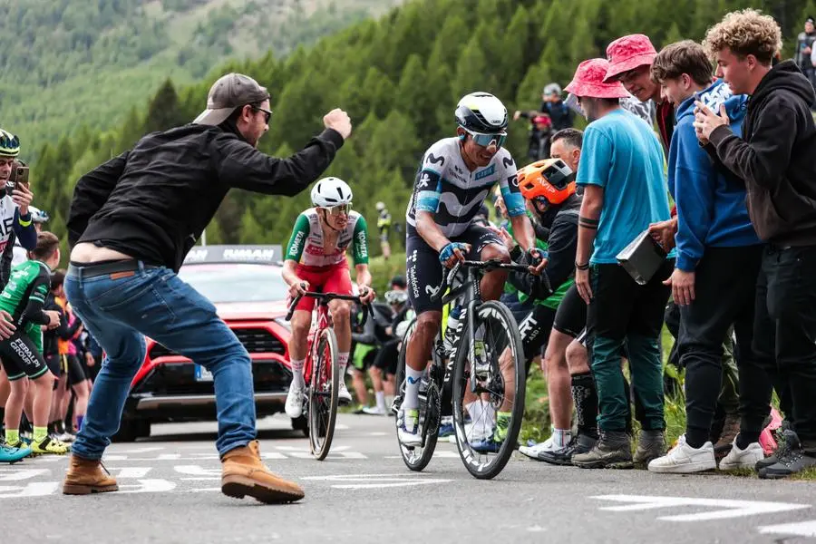Il Giro d'Italia sul Mortirolo