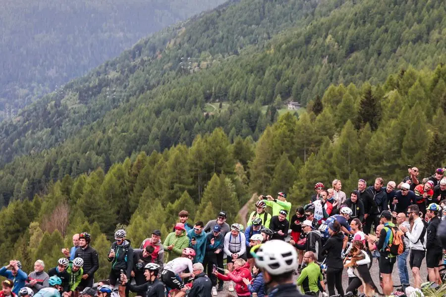 Il Giro d'Italia sul Mortirolo