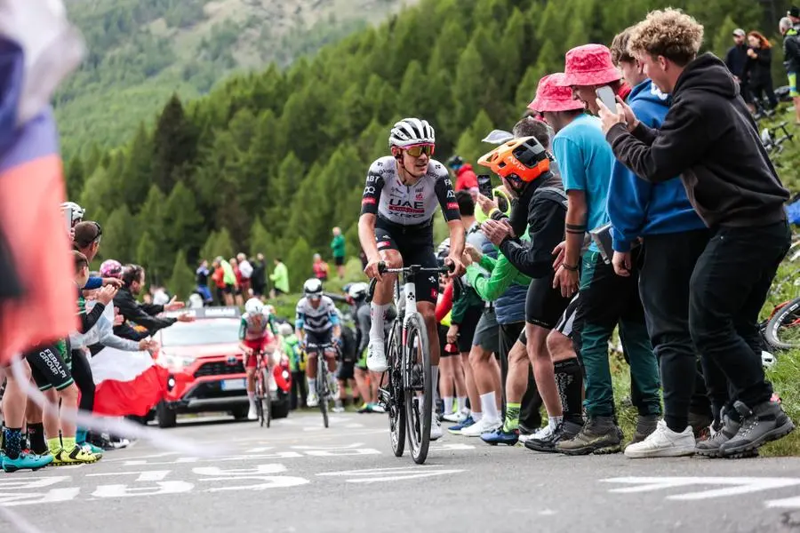 Il Giro d'Italia sul Mortirolo