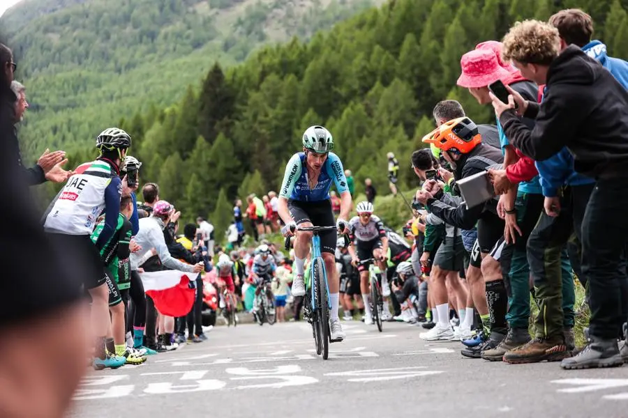 Il Giro d'Italia sul Mortirolo