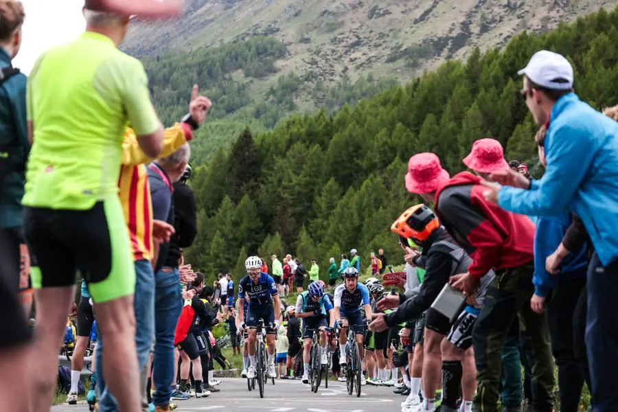 Il Giro d'Italia sul Mortirolo