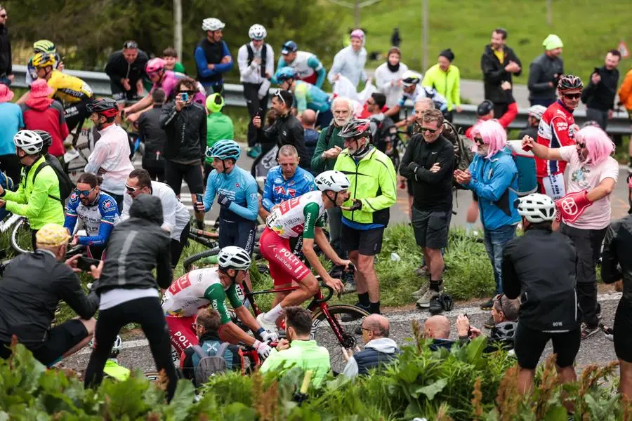 Il Giro d'Italia sul Mortirolo