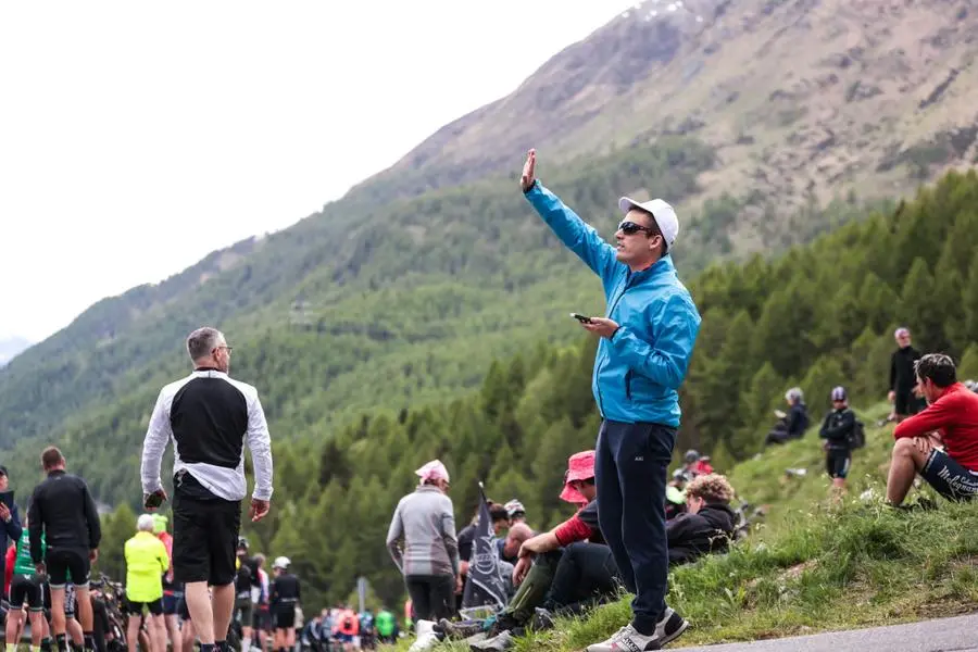 Il pubblico sul Mortirolo per il Giro d'Italia 2025