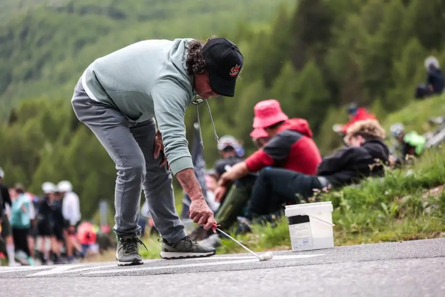 Il pubblico sul Mortirolo per il Giro d'Italia 2025