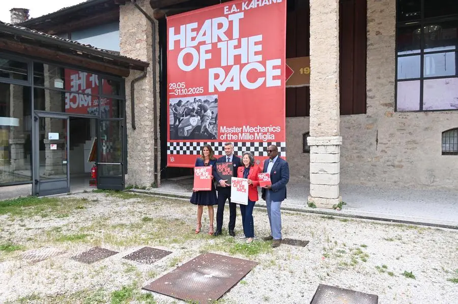 CRONACA BRESCIA MUSEO 1000 MIGLIA HEART OF THE RACE REDAZIONE CRONACA 28-05-2025 GABRIELE STRADA NEW EDEN GROUP                             