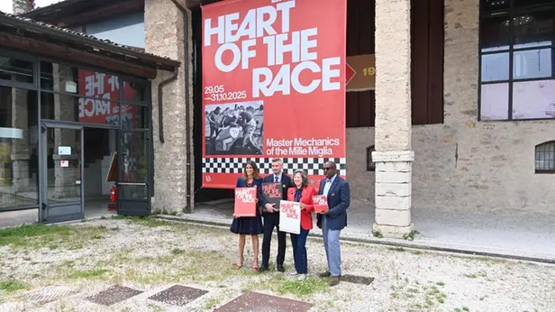 CRONACA BRESCIA MUSEO 1000 MIGLIA HEART OF THE RACE REDAZIONE CRONACA 28-05-2025 GABRIELE STRADA NEW EDEN GROUP                             
