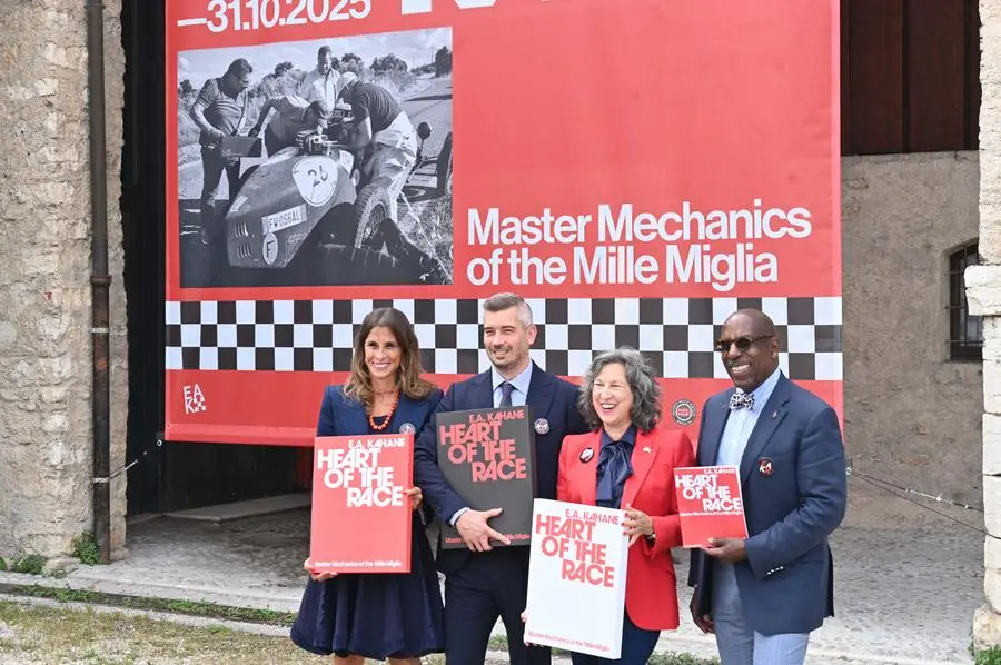 CRONACA BRESCIA MUSEO 1000 MIGLIA HEART OF THE RACE REDAZIONE CRONACA 28-05-2025 GABRIELE STRADA NEW EDEN GROUP                             
