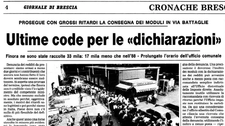 Il GdB del 30 maggio 1989 © www.giornaledibrescia.it