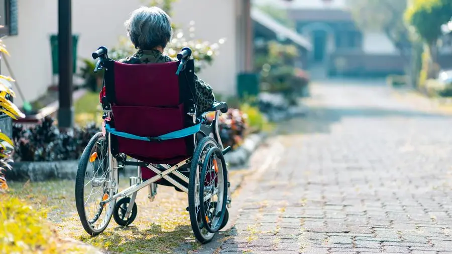 Una donna malata, il sesso femminile viene maggiormente colpito dalla sclerosi multipla