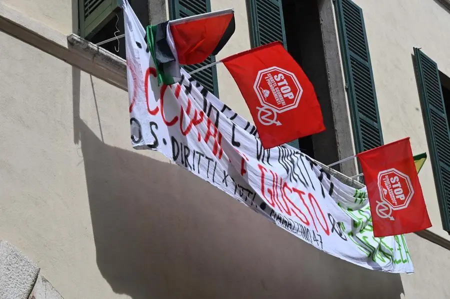 L'occupazione di palazzo Gambara a Brescia