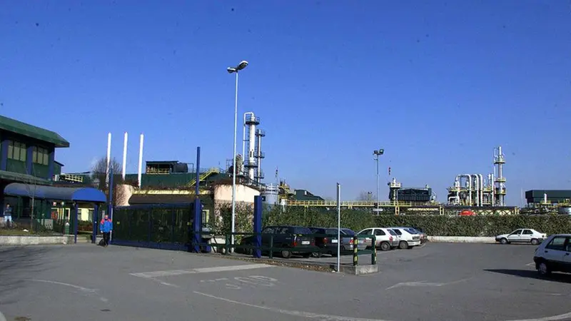 L'ingresso di Finchimica a Manerbio © www.giornaledibrescia.it