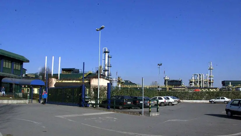 L'ingresso di Finchimica a Manerbio © www.giornaledibrescia.it