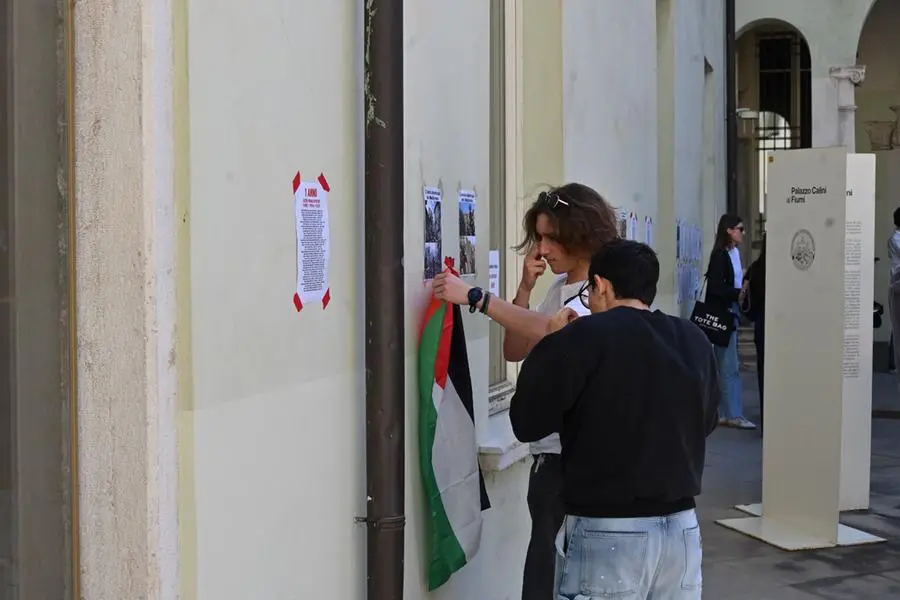 Le proteste contro Tajani all'UniBs
