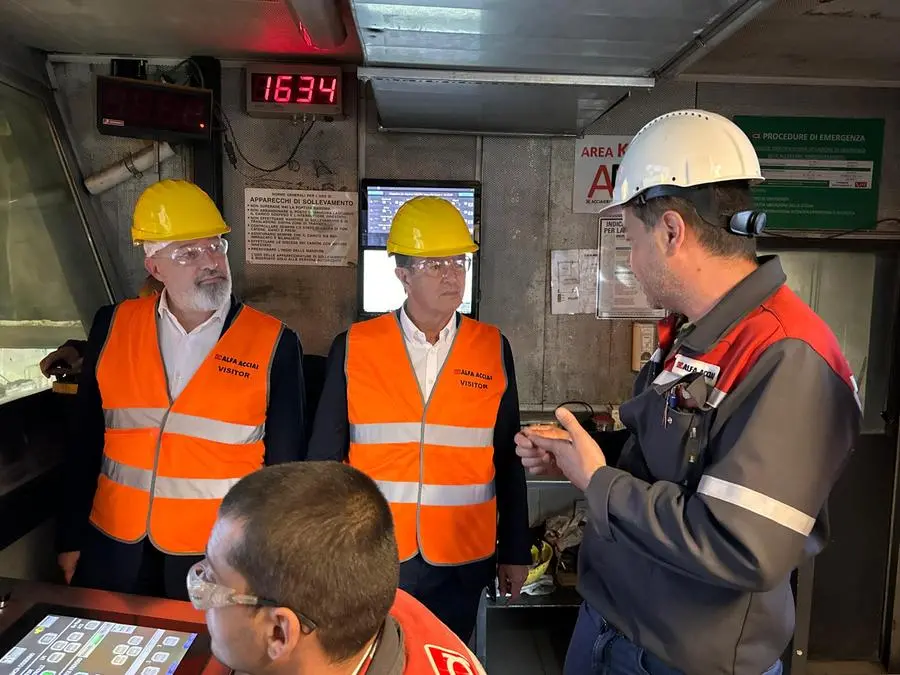Gori e Bonaccini visitano le industrie bresciane