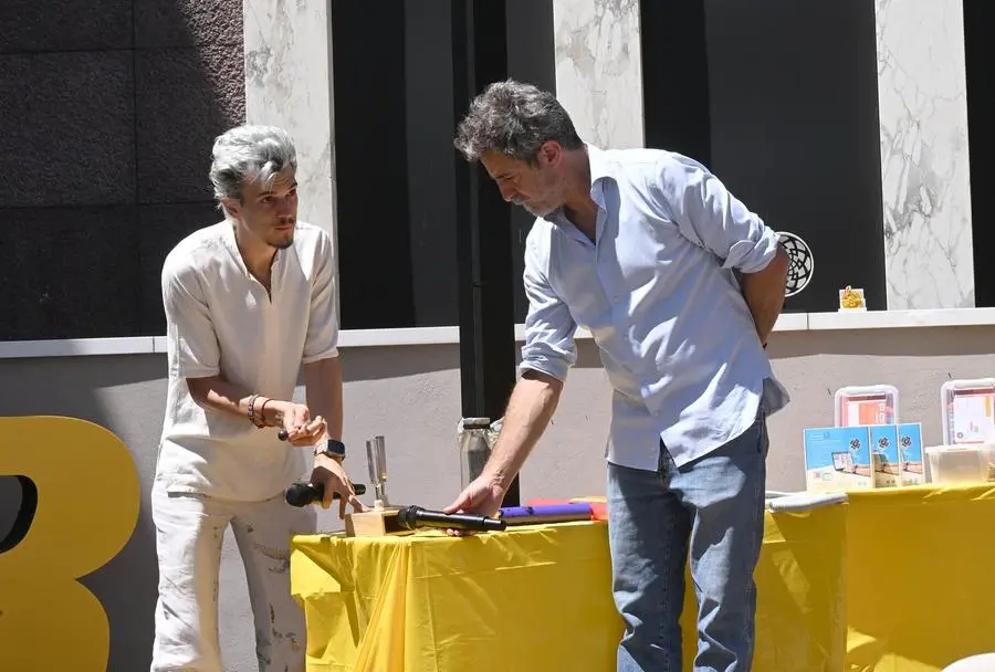 Pietro Morello alla finale del Da Vinci 4.0