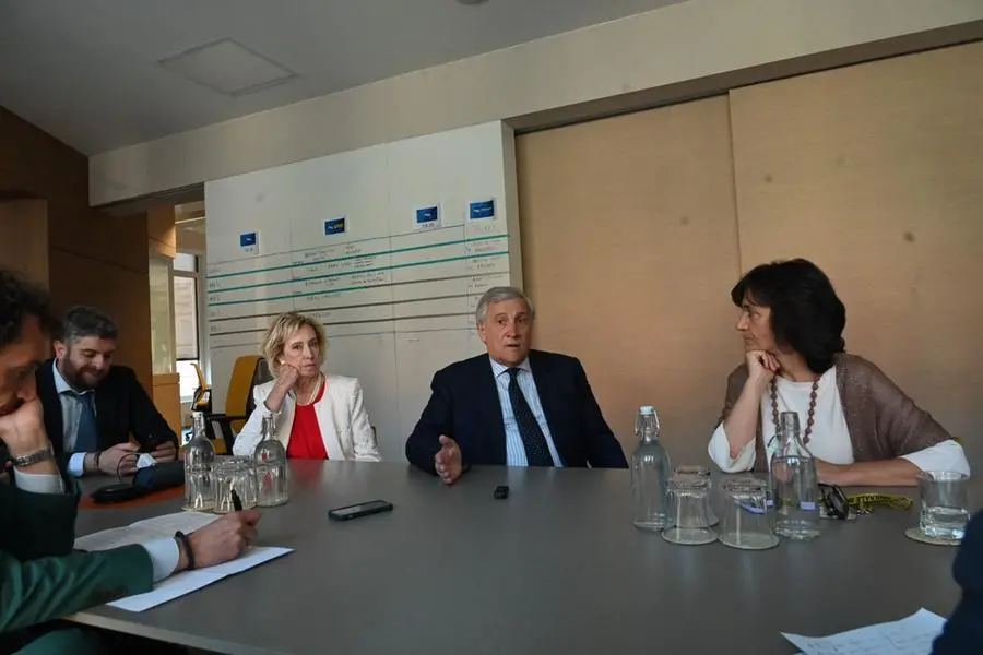Il vice premier Antonio Tajani al Giornale di Brescia