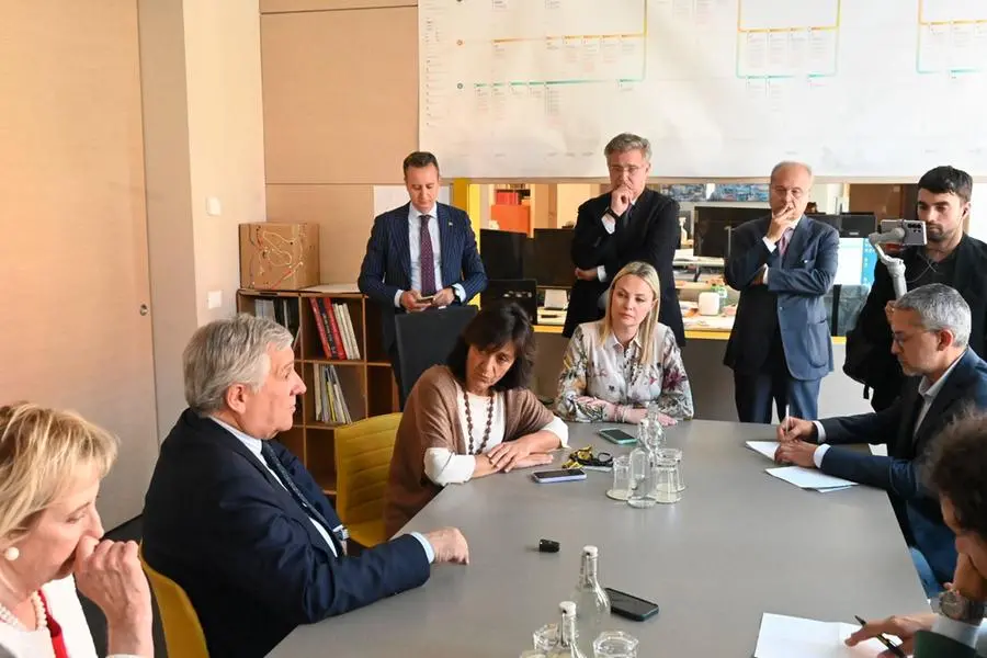 Il vice premier Antonio Tajani al Giornale di Brescia