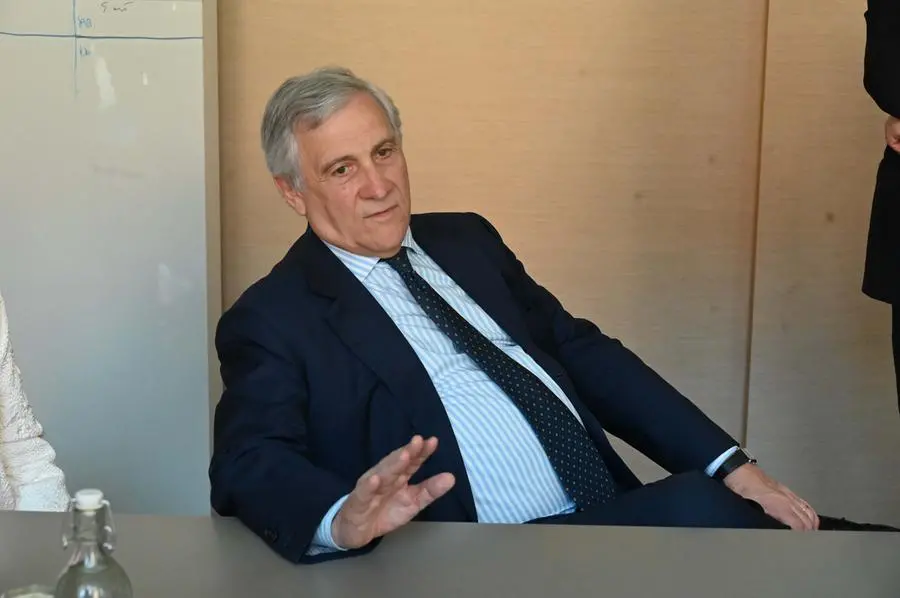 CRONACA BRESCIA GDB IN VISITA IL MIN ANTONIO TAJANI REDAZIONE CRONACA 30-05-2025  GABRIELE STRADA NEW EDEN GROUP                             