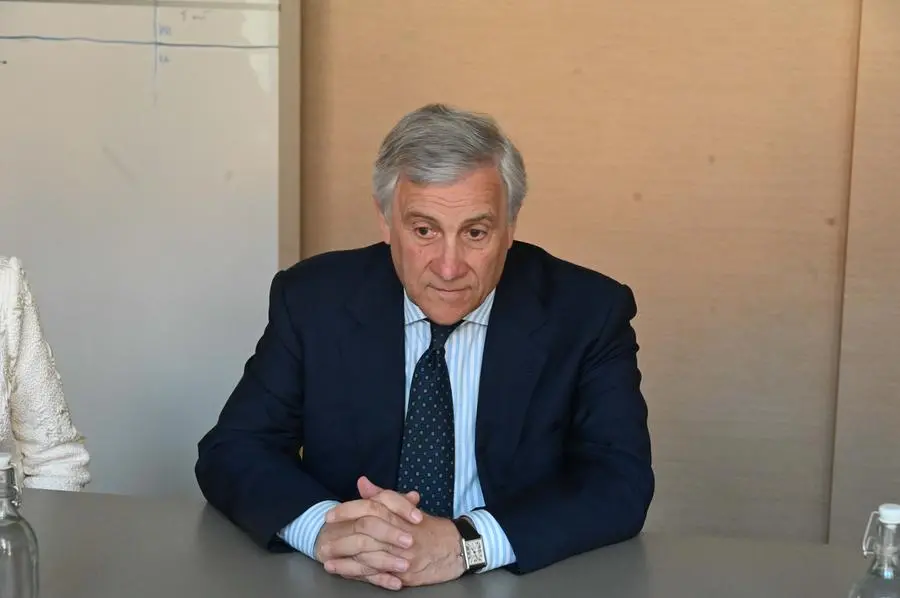 CRONACA BRESCIA GDB IN VISITA IL MIN ANTONIO TAJANI REDAZIONE CRONACA 30-05-2025  GABRIELE STRADA NEW EDEN GROUP                             