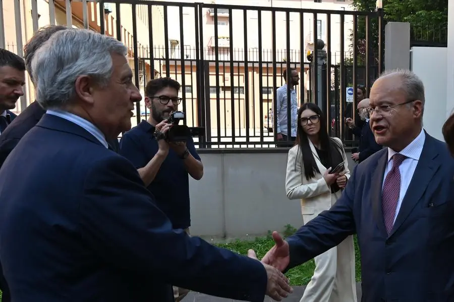 CRONACA BRESCIA GDB IN VISITA IL MIN ANTONIO TAJANI REDAZIONE CRONACA 30-05-2025  GABRIELE STRADA NEW EDEN GROUP                             