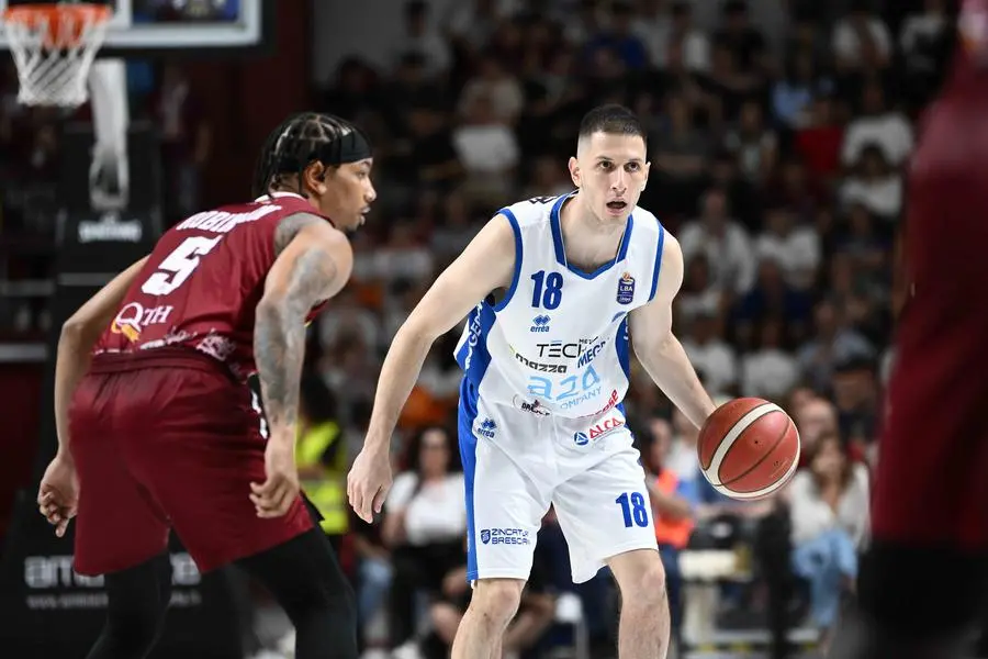 Nikola Ivanovic
Trapani Shark - Germani Pallacanestro Brescia
LBA Legabasket Serie A Unipol 2024/2025 - Playoff - Semifinale - Gara 1
Trapani, 30/05/2025
Foto  M, Ceretti  / Ciamillo-Castoria