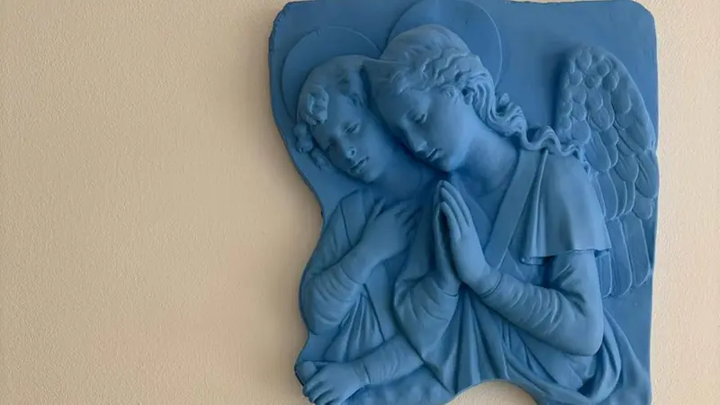 Un dettaglio dell'opera di Giovanni Rossi