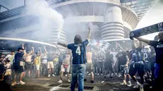 I tifosi dell'Inter al Meazza