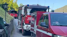 Incendio a Bagolino