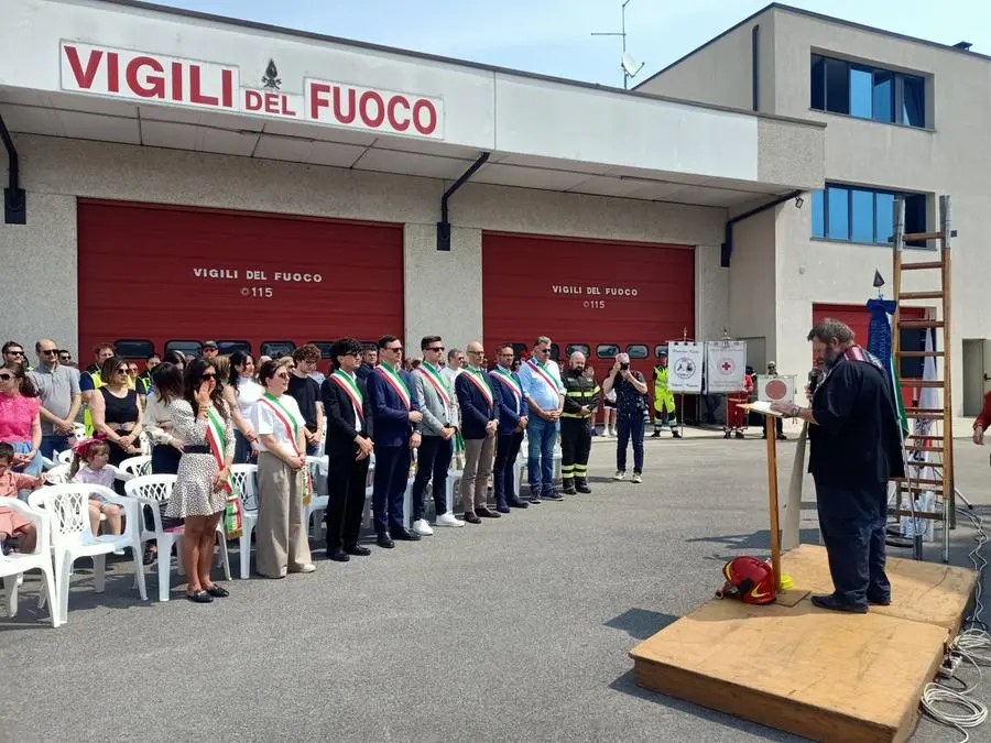 Inaugurato a Palazzolo il nuovo mezzo dei Vigili del fuoco