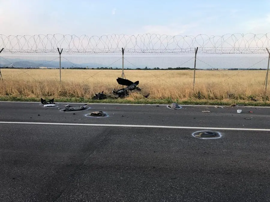 L'incidente mortale a Montichiari