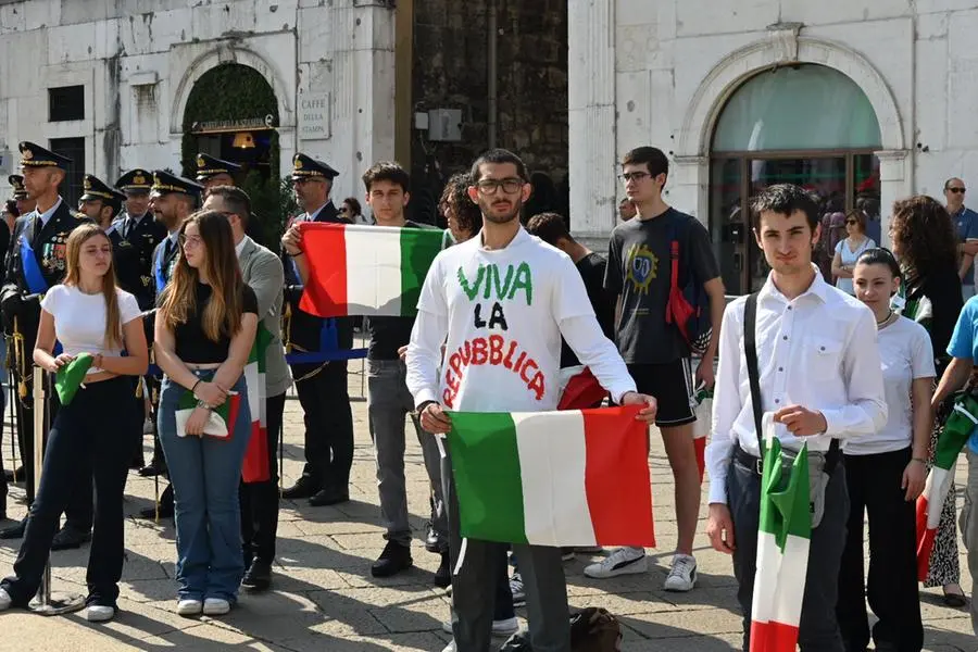 Festa della Repubblica, la cerimonia in piazza Loggia