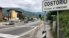 Costorio, il luogo dell'incidente